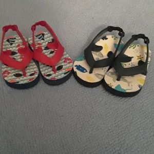 Baby boy flip flops